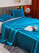 [Verde Acqua] SilkSilky-IT 19Momme Set di biancheria da letto 004