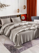 [Grigio] SilkSilky-IT 19Momme Set di biancheria da letto 003