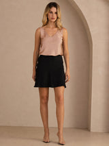 [Toscana] SilkSilky-IT Sleeveless V Neck Cami 003