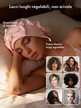 [Rosa Chiaro] SilkSilky-IT Cuffia di seta 004