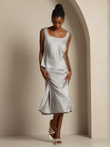 [Grigio Griffin] SilkSilky-IT Sleeveless Cami 007