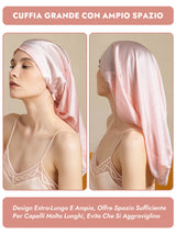 [Rosa Chiaro] SilkSilky-IT Cuffia di seta 003