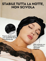 [Nero] SilkSilky-IT Cuffia di seta 004