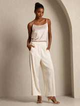 [Beige] SilkSilky-IT Spaghetti Strap Cami 005