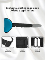 [Verde Acqua] SilkSilky-IT Mascherina da Notte 004