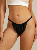 [Nero] SilkSilky-IT Mutandine da donna 004