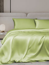 [Menta Verde] SilkSilky-IT 19Momme Set di biancheria da letto 001