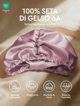 [Malva Pallido] SilkSilky-IT Cuffia di seta 002