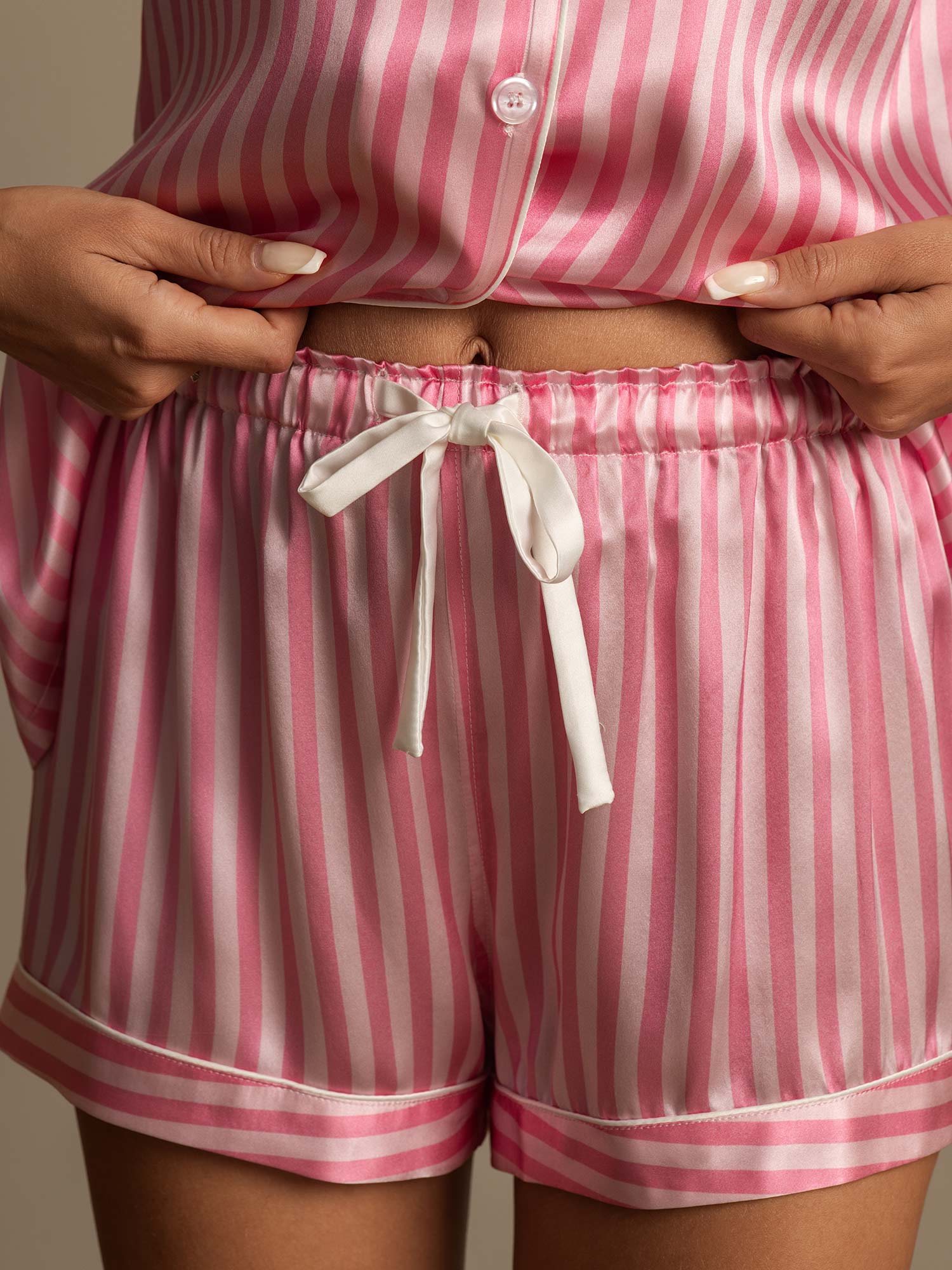 [Rosa] SilkSilky-IT Seta pura Womens Pajamas 005,