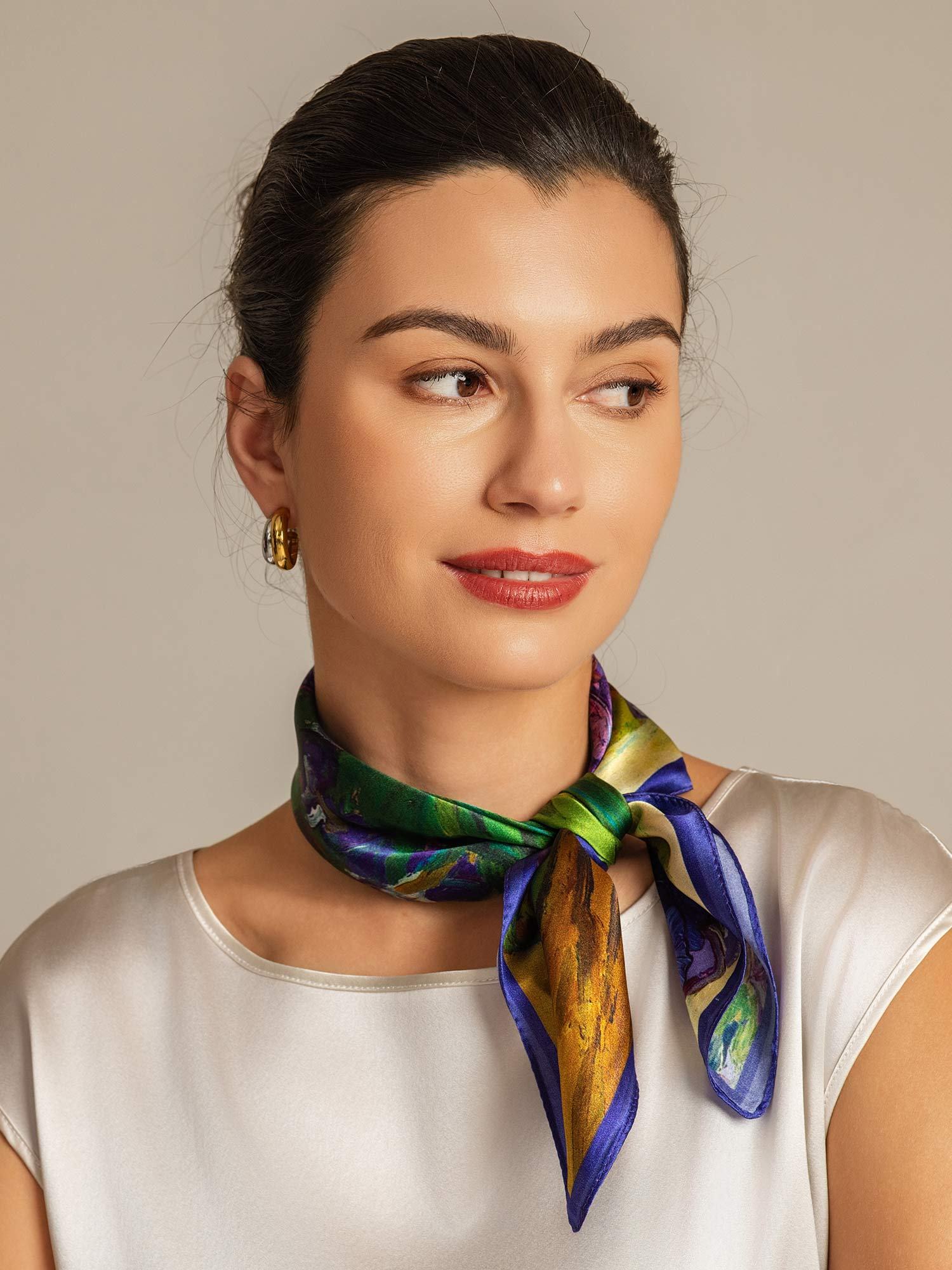[P094] SilkSilky-IT Seta pura Scarf 002