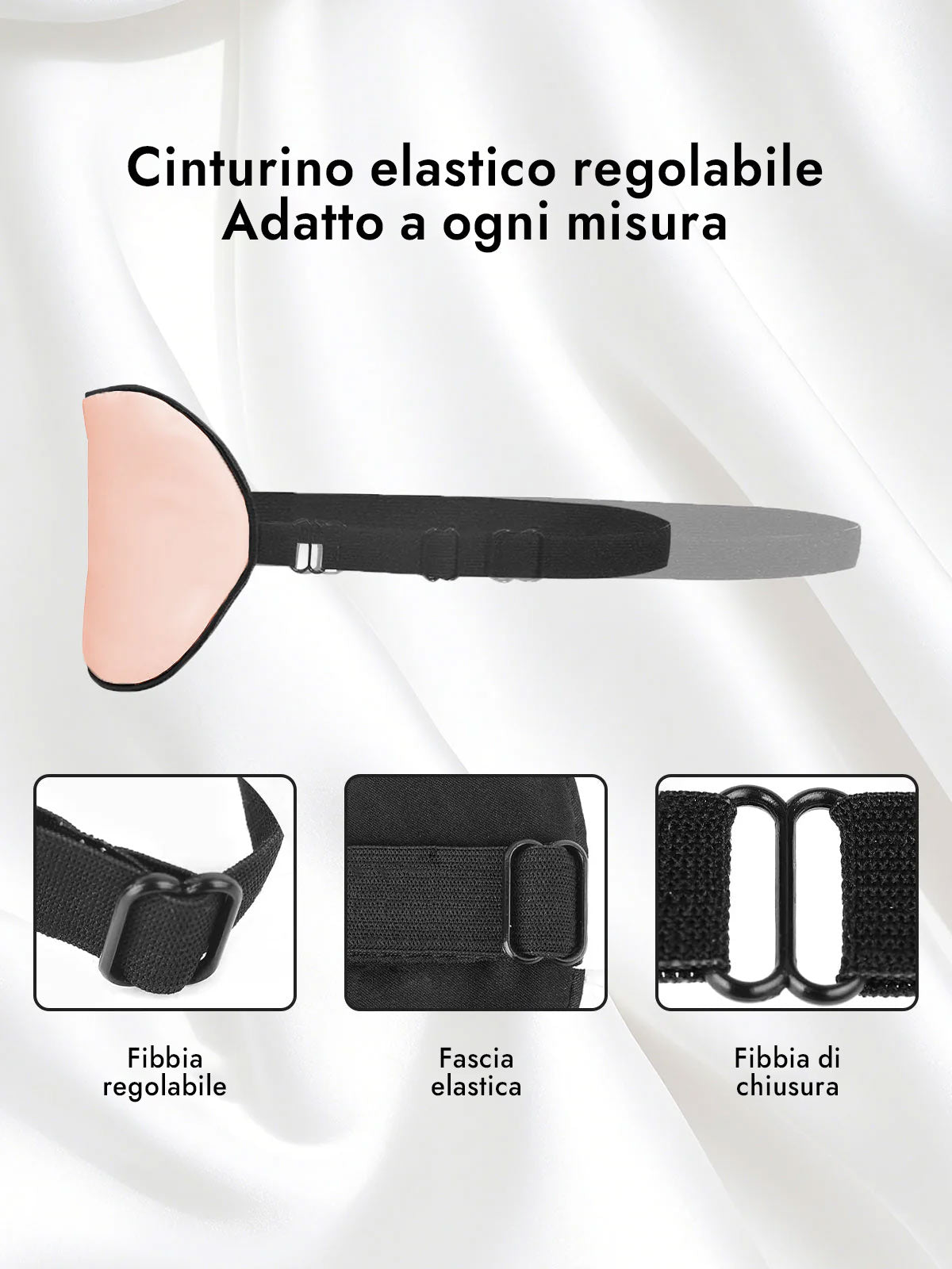 [Rosa] SilkSilky-IT Mascherina da Notte 004