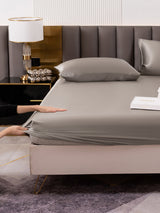 [Grigio] SilkSilky-IT 19Momme Set di biancheria da letto 006