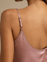 [Malva Pallido] SilkSilky-IT Spaghetti Strap Set di Bretelle 004