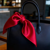 [Rosso] SilkSilky-IT Sciarpa 001