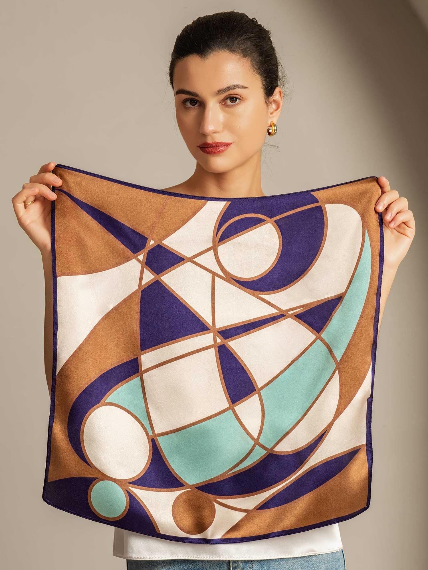 [P104] SilkSilky-IT Seta pura Scarf 003,