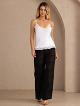 [Bianco] SilkSilky-IT V Neck Cami 006