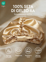[Champagne] SilkSilky-IT Cuffia di seta 002