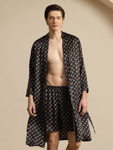[Catena Nera] SilkSilky-IT Long Sleeve Pigiami da uomo 001
