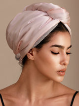 [Rosa Chiaro] SilkSilky-IT Turbante Per Capelli 005