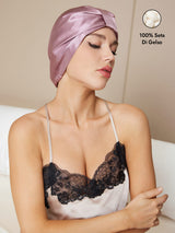 [Malva Pallido] SilkSilky-IT Cuffia di seta 001