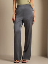 [Grigio Scuro] SilkSilky-IT Pantaloni da donna 003