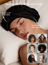 [Nero] SilkSilky-IT Cuffia di seta 004
