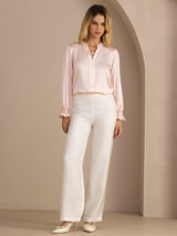 [Rosa] SilkSilky-IT Long Sleeve Bluse 007