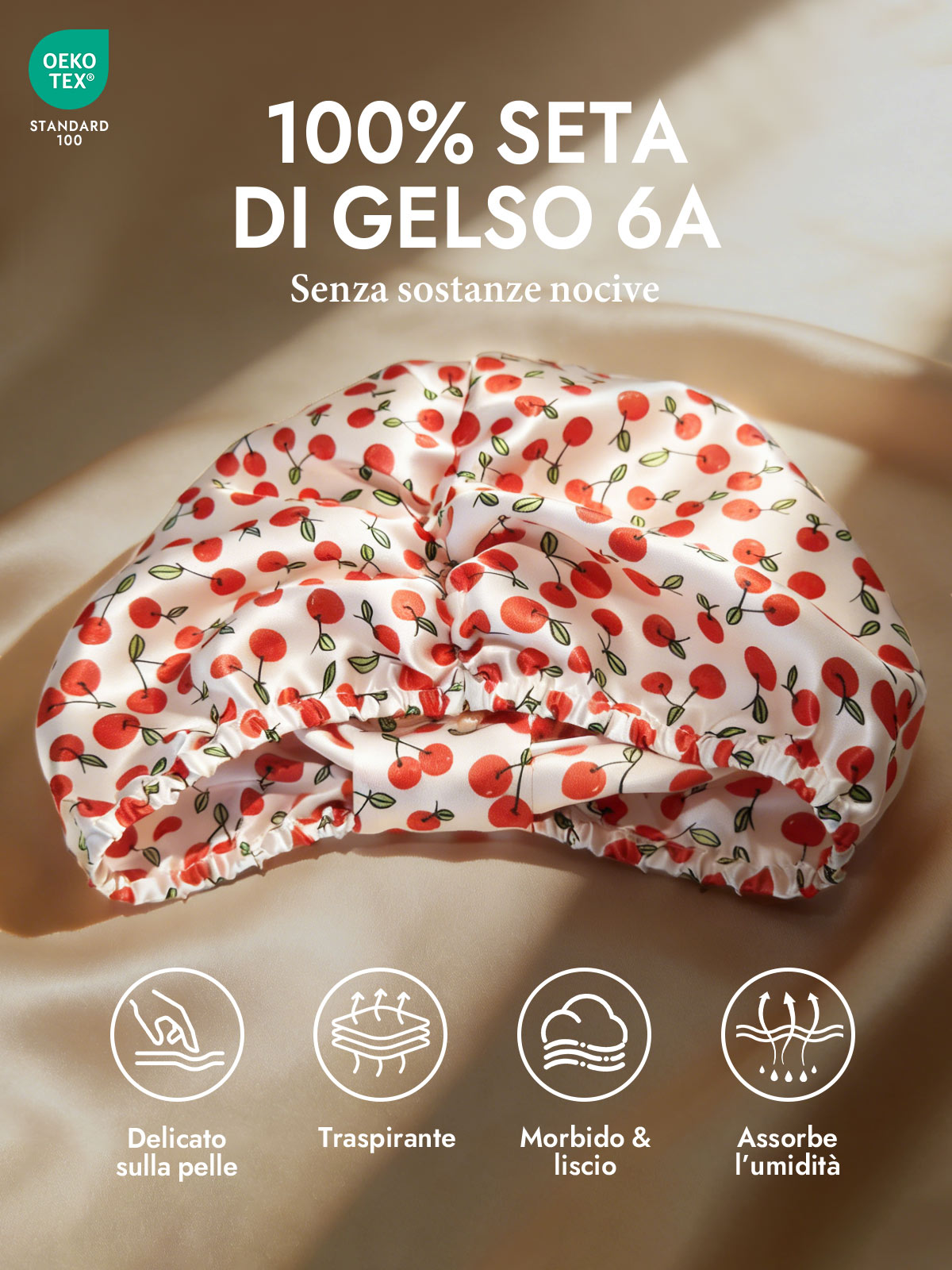 [Multi] SilkSilky-IT Cuffia di seta 002