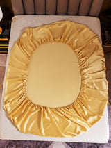 [Champagne] SilkSilky-IT 22Momme Set di biancheria da letto 003