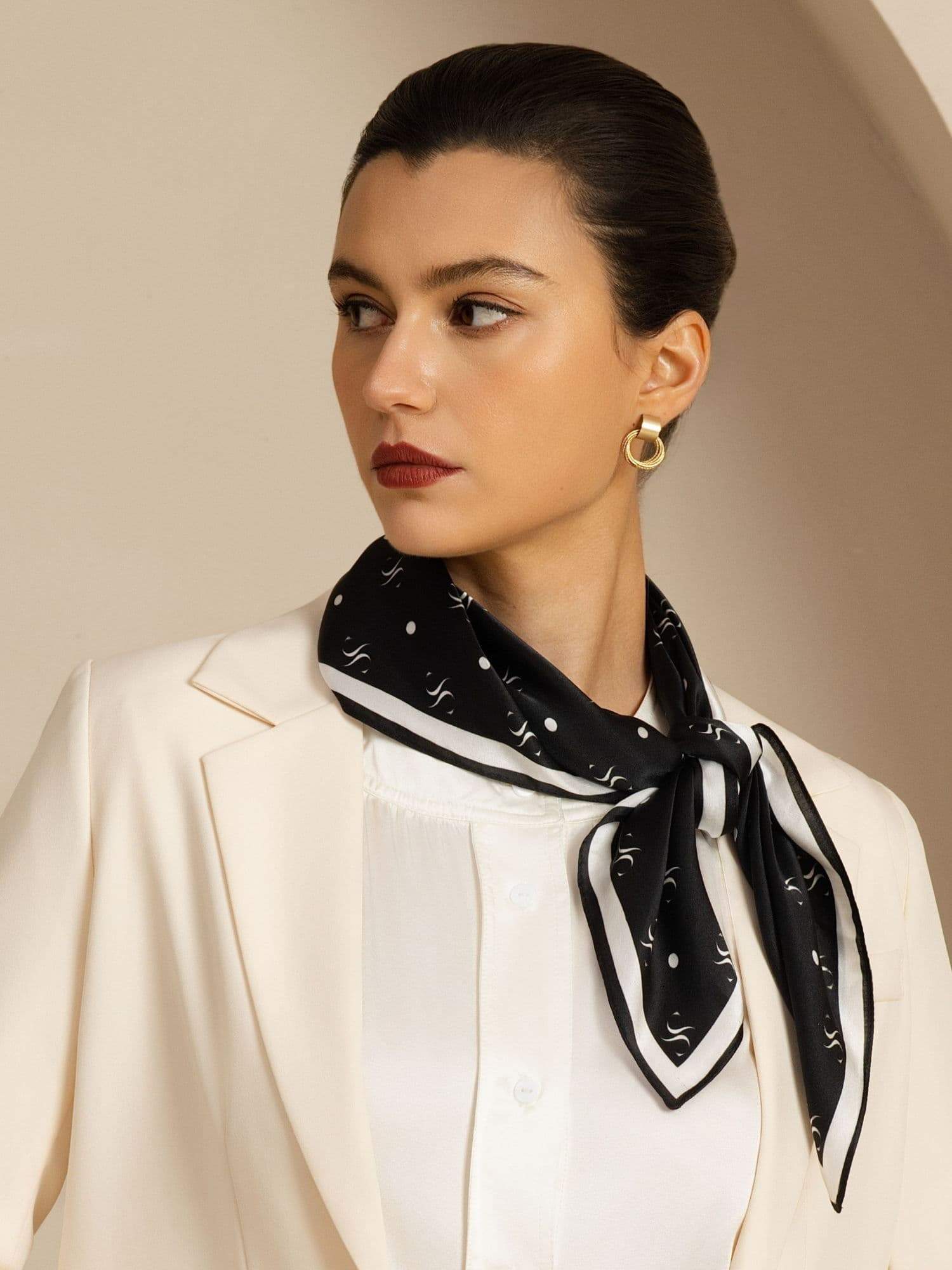 [P105] SilkSilky-IT Pure Silk Scarf 004