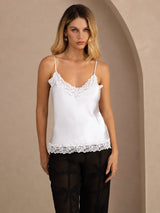 [Bianco] SilkSilky-IT V Neck Cami 001