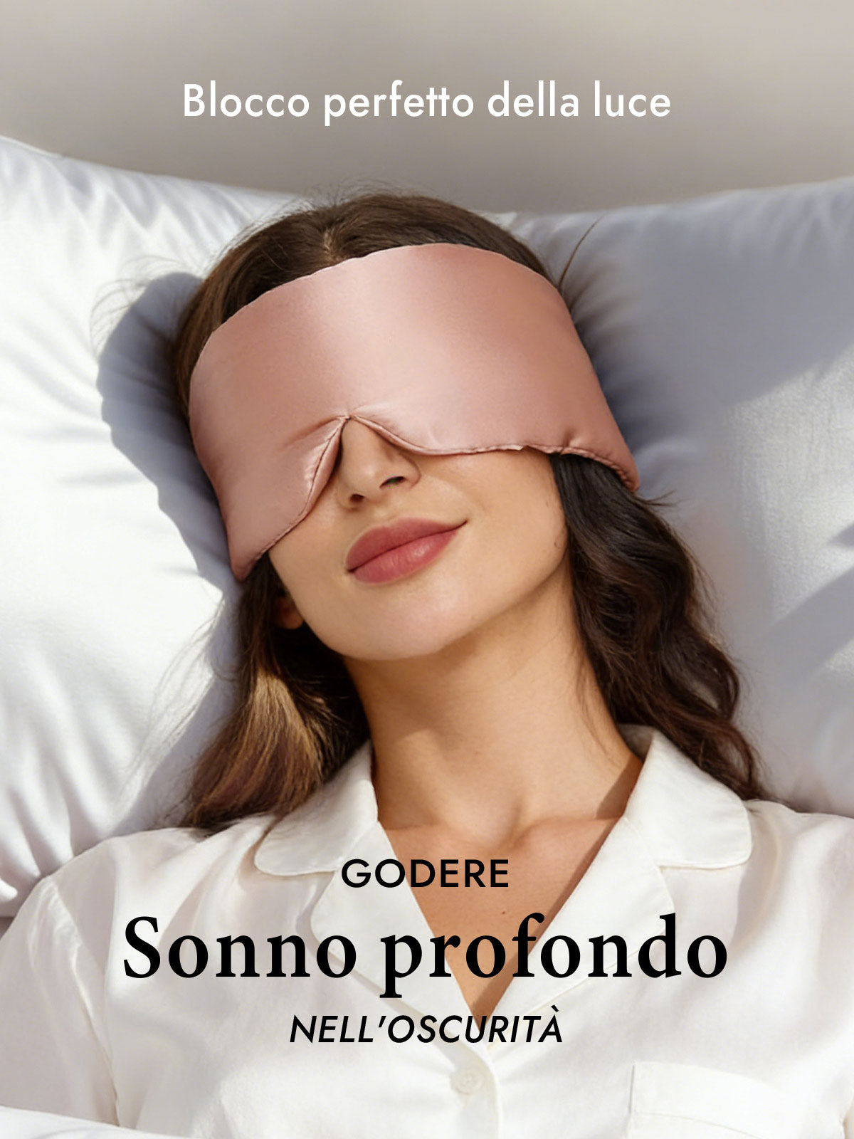 [Rosa] SilkSilky-IT Mascherina da Notte 003