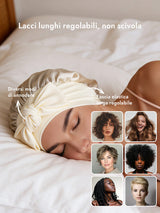 [Beige] SilkSilky-IT Cuffia di seta 004