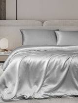 [Argento] SilkSilky-IT 19Momme Set di biancheria da letto 001