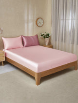 [MalvaPallido+RosaChiaro] SilkSilky-IT 22Momme Set di biancheria da letto 001