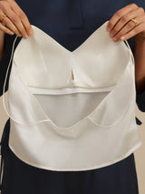 [Bianco] SilkSilky-IT Spaghetti Strap V Neck Cami 005