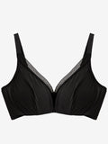 SilkSilky IT Maglia di seta Bra Nero 004