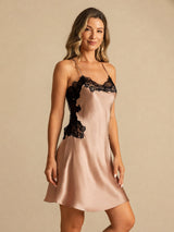 [Toscana] SilkSilky-IT Sleeveless V Neck Camicia da notte 005