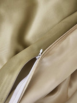 [Beige+Cachi] SilkSilky-IT 22Momme Seta pura Bedding Set 006,