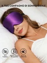 [Viola] SilkSilky-IT Mascherina da Notte 005