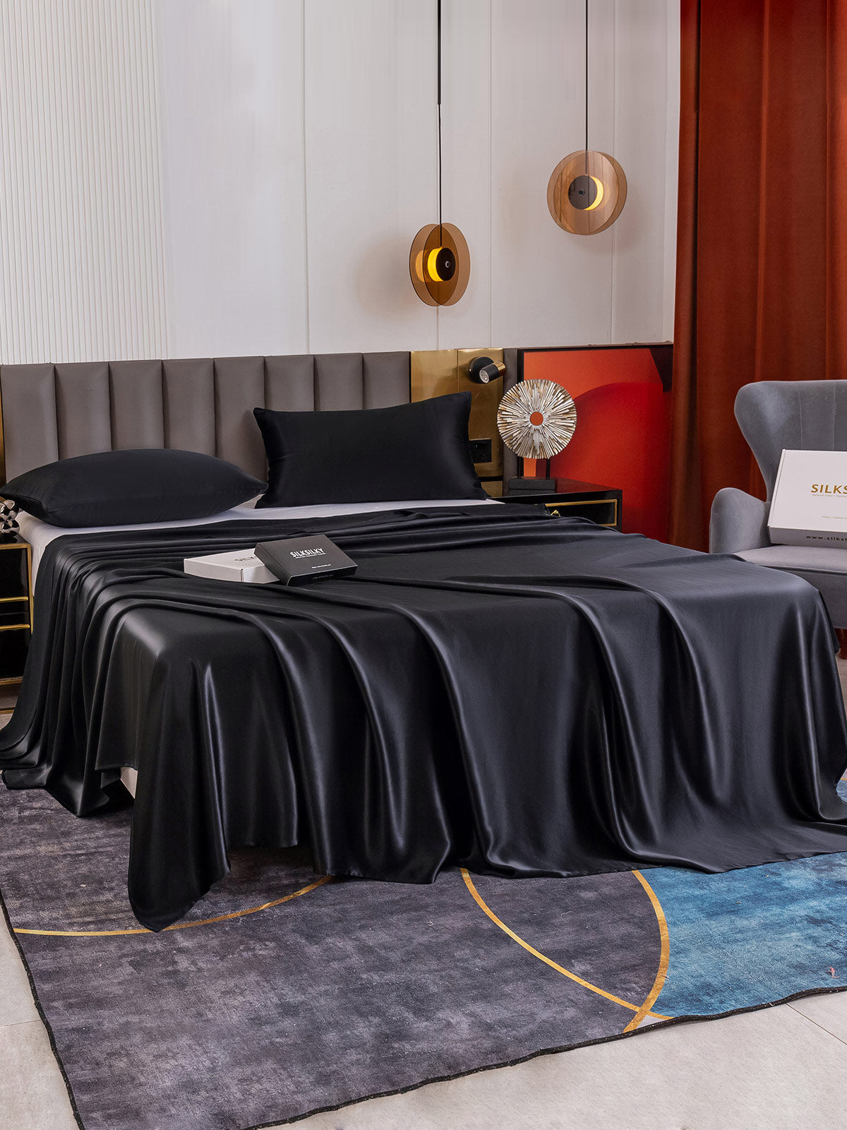[Nero] SilkSilky-IT 19Momme Seta pura Bedding Set 003