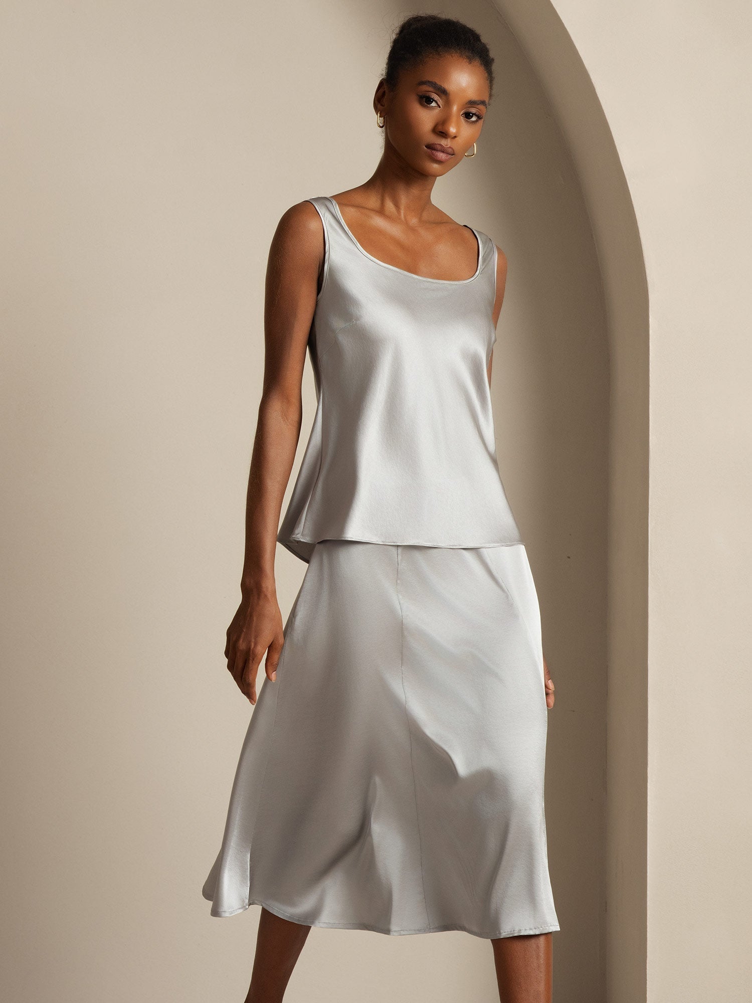 [Grigio Griffin] SilkSilky-IT 19Momme Seta Camisoles 004,