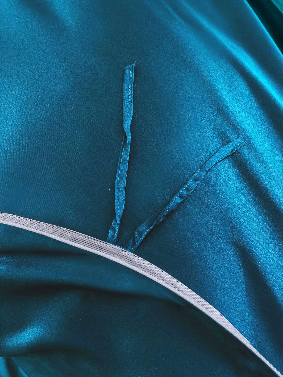 [Verde Acqua] SilkSilky-IT 22Momme Seta pura Bedding Set 007