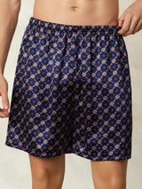 [Catena Blu Navy] SilkSilky-IT Mens Sleep Bottoms 003