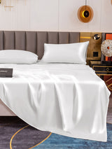 [Bianco] SilkSilky-IT 19Momme Set di biancheria da letto 006