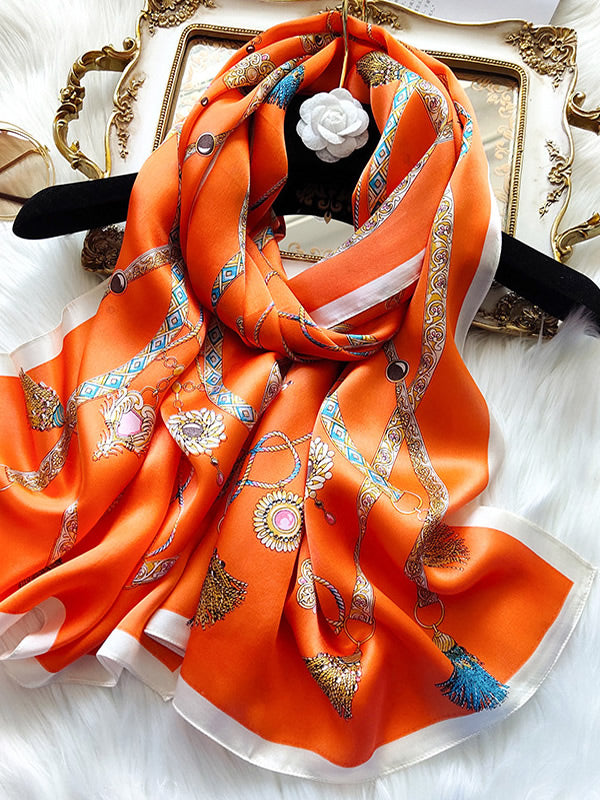 [P018] SilkSilky-IT Seta pura Scarf 001,