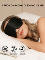 [Nero] SilkSilky-IT Mascherina da Notte 005