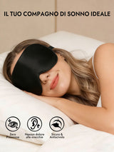 [Nero] SilkSilky-IT Mascherina da Notte 005