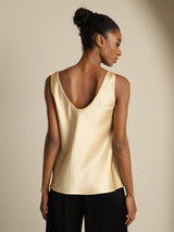 [Champagne] SilkSilky-IT Sleeveless V Neck Cami 002
