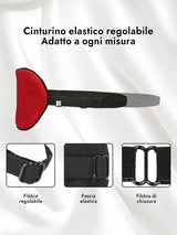 [Rosso] SilkSilky-IT Mascherina da Notte 004